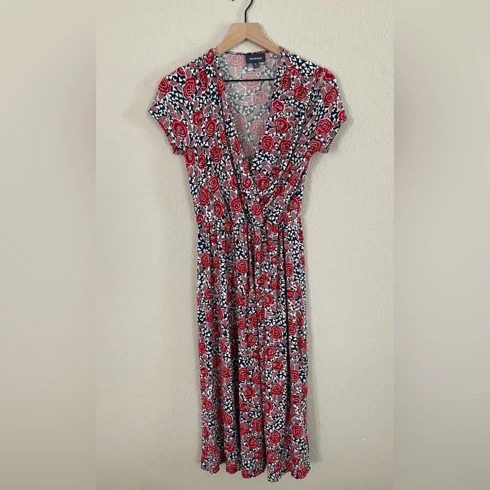 Modcloth Long Midi Floral Dress - Picture 1 of 5